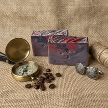 Load image into Gallery viewer, elegant handmade soap bars for men, baccarat rouge inspired