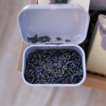 Load image into Gallery viewer, Lavender Spa Gift Basket _Tin with Lavender - Woods and Mosses