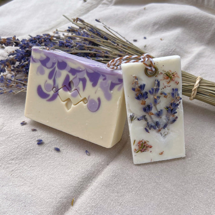 Lavender Duo Gift Set: Artisan Soap Bar & Wax Sachet  - Woods and Mosses