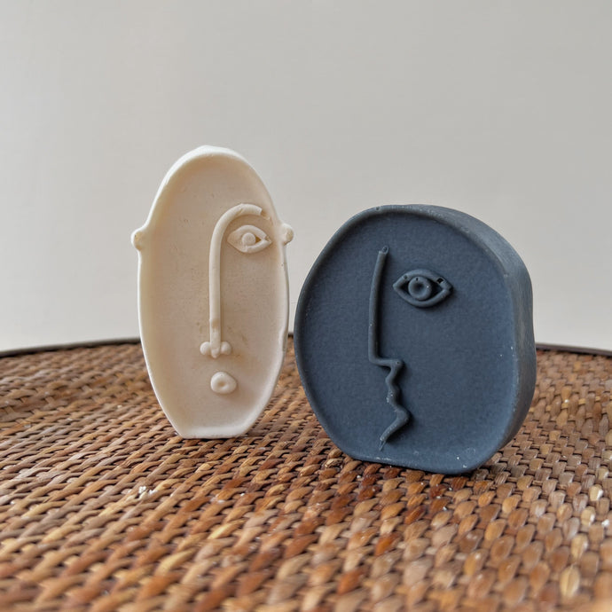 Abstract Human Faces Soap Set - Woods and Mosses