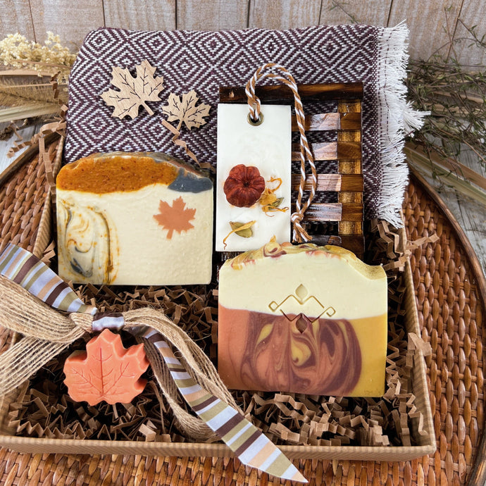 Cozy Fall Spa Basket - Woods and Mosses