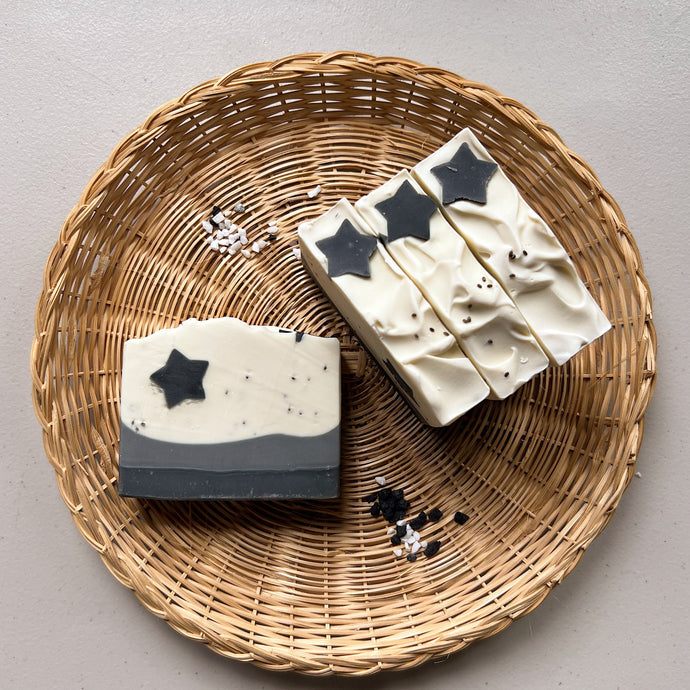 Chia Seed and Charcoal Soap - Woods and Mosses