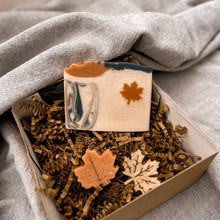 Load image into Gallery viewer, Fall Soap Gift Box, Maple Leaf Soap - Woods and Mosses