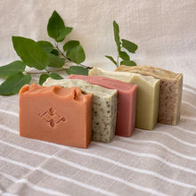 Load image into Gallery viewer, Organic Soap Set, 5 Vegan Artisan Bars - Woods and Mosses