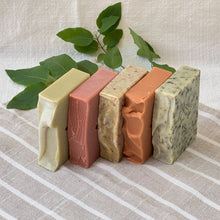 Load image into Gallery viewer, Organic Soap Set, 5 Vegan Artisan Bars - Woods and Mosses