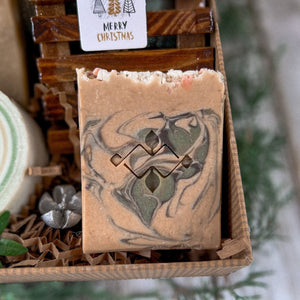 Eco Friendly Christmas Gift Box_Mint Choclate Soap - Woods and Mosses