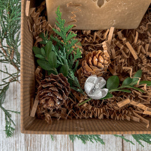 Eco Friendly Christmas Gift Box_Organic Decor - Woods and Mosses