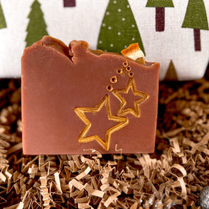 Holiday Self-Care Gift Box featuring Christmas Eve Soap by Woods and Mosses.