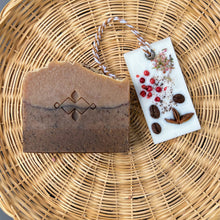 Load image into Gallery viewer, Coffee Duo Gift Set_Artisan Soap Bar &amp; Wax Sachet - Woods and Mosses