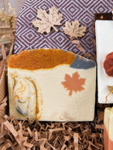 Cozy Fall Spa Basket _Maple Soap - Woods and Mosses