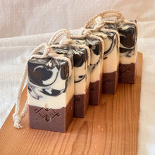 Load image into Gallery viewer, Patchouli &amp; Ginger Soap on a Rope - Woods and Mosses