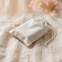 Load image into Gallery viewer, Cotton drawstring bag packaging for artisan soap gift option