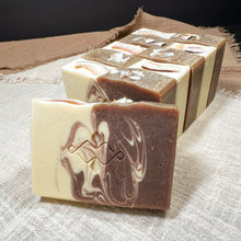 Load image into Gallery viewer, Milk &amp; Chocolate Duo Soap - Woods and Mosses